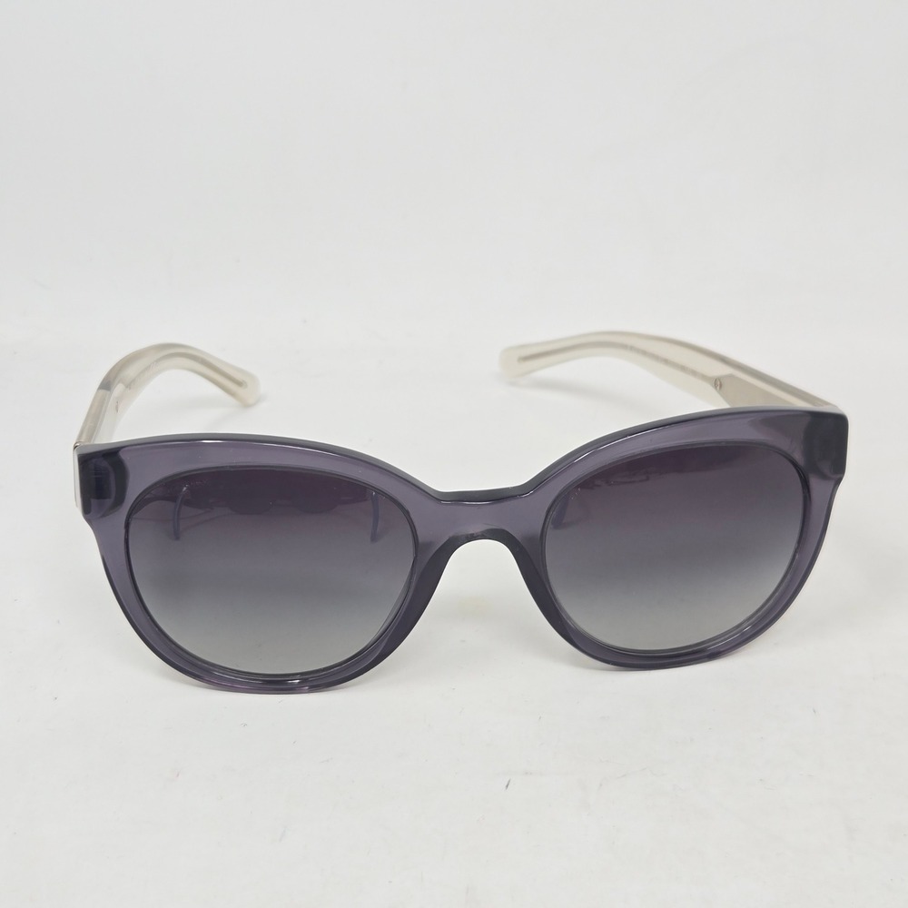 Burberry B 4210 3544/8G Grey Transparent Cat Eye Sunglasses Made in Italy